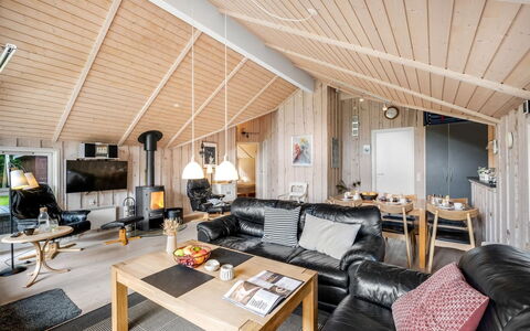 Ljuba - 40Km from the Sea: Wood, Ceiling, Home, Interior Design, Furniture, Living Room, Cottage, Hardwood, Log Cabin, Chair
