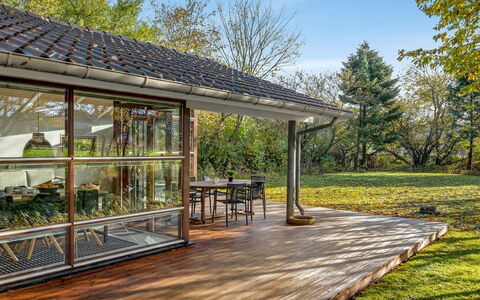 Esbern - 3.7Km from the Sea: Furniture, Outdoor Furniture, Tableware, Table, Drinkware, Chair, Outdoor Table, Food, Bottle