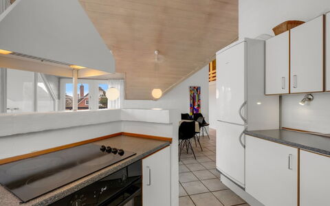 Eweline - 700M from the Sea: Flooring, Kitchen, Interior Design, Floor, Wood, Ceiling, Countertop, Furniture, Room, Light Fixture