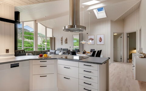 Mine - from the Sea: Kitchen, Countertop, Interior Design, Kitchen Appliance, Ceiling, Flooring, Cabinetry, Light Fixture, Home Appliance, Furniture