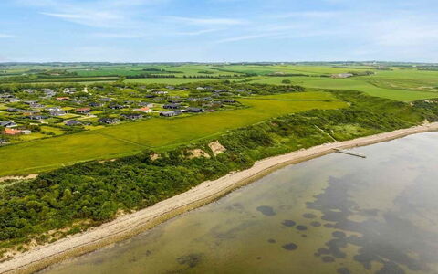 Bosse - 200M to the Fjord: Green, Coast, Landscape, Coastal And Oceanic Landforms, Sea, Field, Ocean, Shore, Bay, Aerial Photography