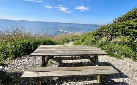 Bosse - 200M to the Fjord: Furniture, Outdoor Furniture, Outdoor Bench, Picnic Table, Outdoor Table, Coastal And Oceanic Landforms, Sea, Coast, Ocean, Shore