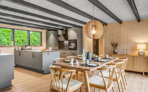 Diuri - 500M to the Fjord: Wood, Flooring, Interior Design, Ceiling, Furniture, Wood Flooring, Hardwood, Wood Stain, Kitchen & Dining Room Table, Kitchen