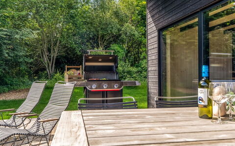 Diuri - 500M to the Fjord: Wood, Furniture, Outdoor Furniture, Garden, Chair, Backyard, Cottage, Shade, Garden Buildings, Outdoor Table