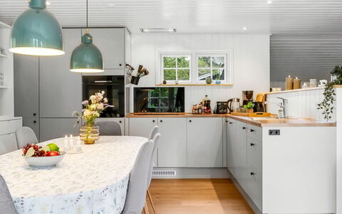 Bengta - from the Sea: Kitchen, Kitchen Appliance, Countertop, Interior Design, Flooring, Major Appliance, Furniture, Wood, Cabinetry, Ceiling