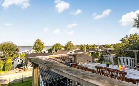 Odlef - 110M to the Fjord: Sky, Landscape, Home, Porch, Estate, Cottage, Balcony, Deck, Shade, Villa
