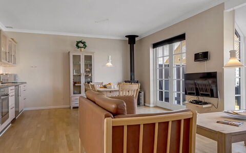 Verner - 990M from the Sea: Furniture, Interior Design, Flooring, Floor, Wood, Ceiling, Room, Couch, Lighting, Living Room