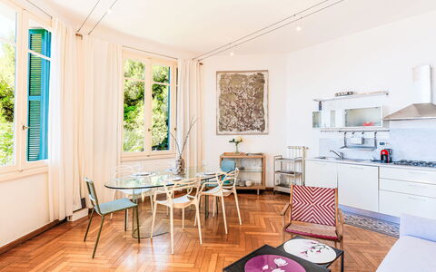 Villa Cristina: Furniture, Interior Design, Flooring, Floor, Chair, Wood, Table, Dining Room, Ceiling, Kitchen & Dining Room Table