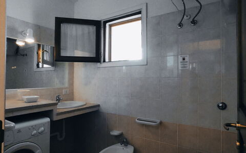Villa Vignola: Plumbing Fixture, Wall, Flooring, Interior Design, Floor, Sink, Bathroom, Bathroom Sink, Tap, Plumbing