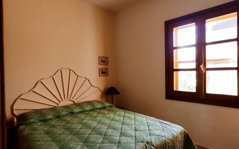 Villa Vignola: Bed, Interior Design, Bedroom, Wall, Flooring, Floor, Bed Sheet, Wood, Furniture, Bedding
