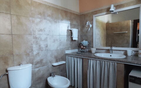 Baita Vignola: Flooring, Plumbing Fixture, Floor, Interior Design, Sink, Bathroom Sink, Bathroom, Tap, Toilet Seat, Plumbing