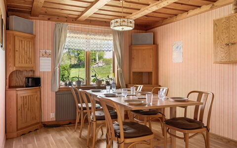 Extorp: Furniture, Interior Design, Wood, Dining Room, Kitchen & Dining Room Table, Flooring, Table, Ceiling, Chair, Floor