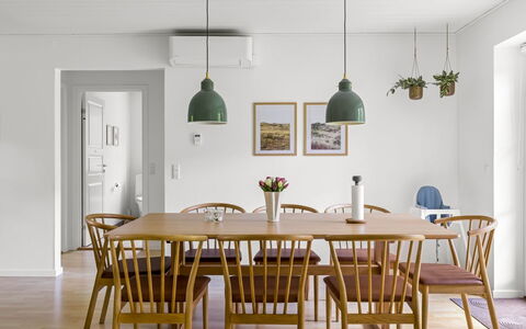 Falka - 30Km from the Sea: Furniture, Wood, Dining Room, Flooring, Interior Design, Kitchen & Dining Room Table, Floor, Table, Chair, Chandelier