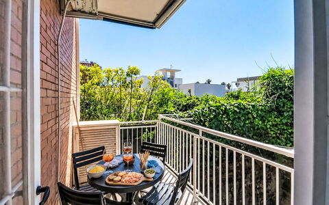 Bemi' Al Mare: Residential Area, Apartment, Balcony, Home, Porch, Outdoor Furniture, Condominium, Shade, Chair, Outdoor Table