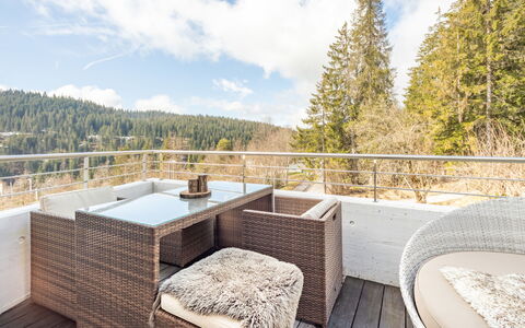Flims 796: Furniture, Chair, Balcony, Outdoor Furniture, Hardwood, Deck, Wood Stain, Coffee Table, Outdoor Table
