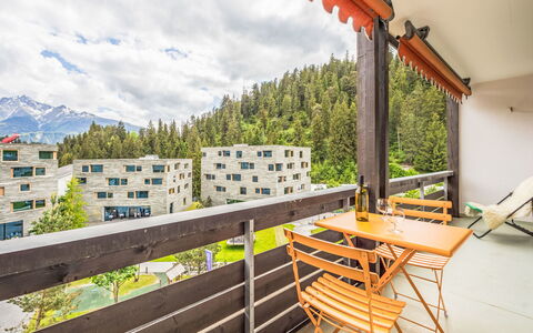 Laax 71: Apartment, Balcony, Larch, Mountain Village, Pine Family, Eco Hotel