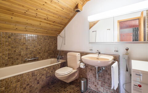 Laax 71: Bathroom, Plumbing Fixture, Bathroom Sink, Flooring, Sink, Wood, Interior Design, Floor, Ceiling, Tap