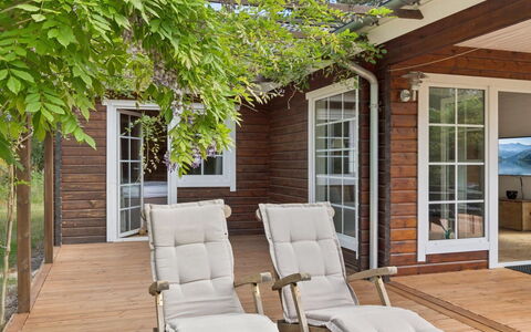 Aiyana - 2.1Km from the Sea: Furniture, Wood, Outdoor Furniture, Chair, Porch, Table, Door, Outdoor Table, Deck, Home