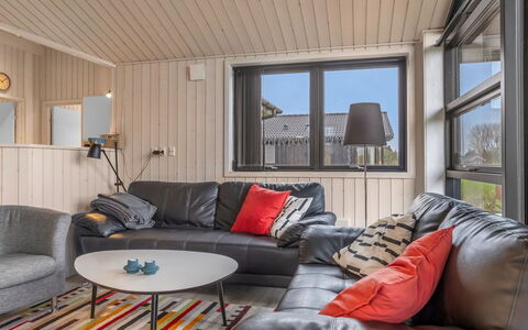 Arwed - 900M from the Sea: Furniture, Interior Design, Wood, Couch, Ceiling, Flooring, Living Room, Room, Floor, Lighting