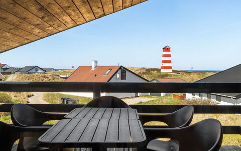 Flugha - 190M from the Sea: Furniture, Sea, Chair, Shade, Balcony, Outdoor Furniture, Eco Hotel, Coast, Deck, Wood Stain