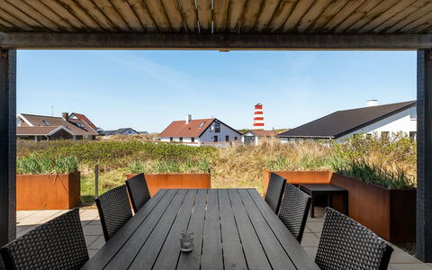Flugha - 190M from the Sea: Furniture, Sea, Chair, Shade, Balcony, Outdoor Furniture, Eco Hotel, Coast, Deck, Wood Stain