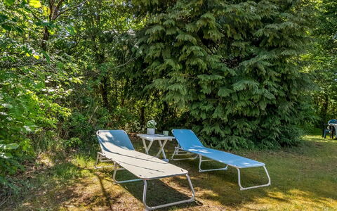 Flor - 900M from the Sea: Furniture, Outdoor Furniture, Groundcover, Chair, Shade, Sunlounger, Garden, Sunlight, Lawn, Outdoor Bench