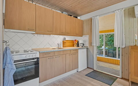 Ursula - 7Km from the Sea: Kitchen, Flooring, Kitchen Appliance, Wood, Major Appliance, Countertop, Interior Design, Floor, Wood Flooring, Ceiling