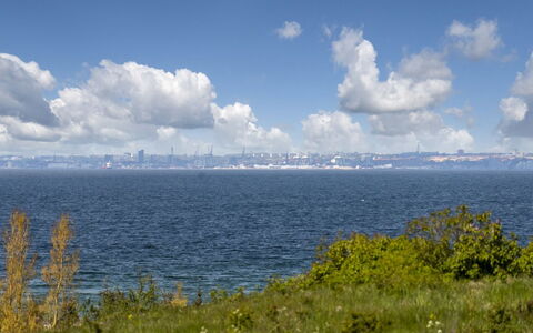 Adelinde - 300M from the Sea: Furniture, Sea, Chair, Shade, Balcony, Outdoor Furniture, Eco Hotel, Coast, Deck, Wood Stain