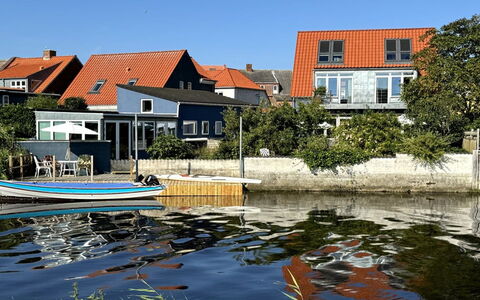 Frænde - 500M from the Sea: Building, Boat, House, Waterway, Home, Residential Area, Architecture, Watercraft, Roof, Channel