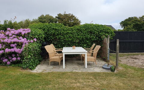 Jovana - 500M from the Sea: Shrub, Garden, Shade, Outdoor Furniture, Lawn, Landscaping, Hedge, Outdoor Bench, Yard