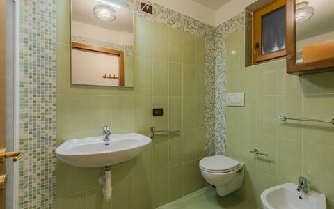 Ciasina Alpina: Bathroom, Plumbing Fixture, Interior Design, Bathroom Sink, Flooring, Floor, Tap, Sink, Ceiling, Plumbing