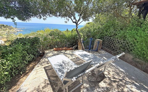 Porto Luna 1: Sea, Coast, Ocean, Shade, Outdoor Furniture, Outdoor Table, Tropics, Bay