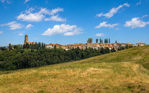 Terrazza sulla Luna, Casciana Terme: Horizon, Natural Landscape, Grassland, Landscape, Ecoregion, Plain, Land Lot, Field, Rural Area, Meadow