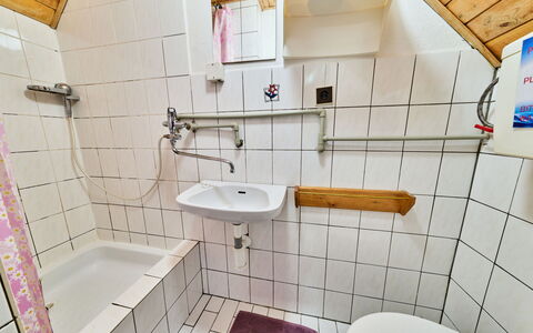 Černý: Wood, Plumbing Fixture, Floor, Flooring, Plumbing, Bathroom, Bathroom Sink, Tap, Sink, Toilet