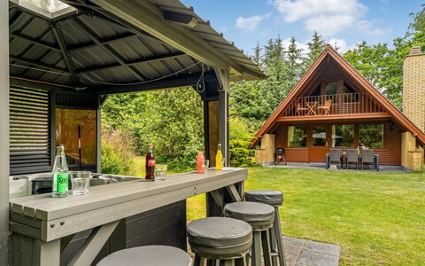 Kaija - from the Sea: Cottage, Garden Buildings, Outdoor Furniture, Log Cabin, Garden, Shade, Outdoor Table, Wood Stain, Outdoor Structure, Yard