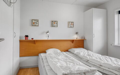 Enwald - 100M from the Sea: Bed, Bedroom, Wall, Bed Sheet, Interior Design, Bedding, Flooring, Floor, Furniture, Ceiling