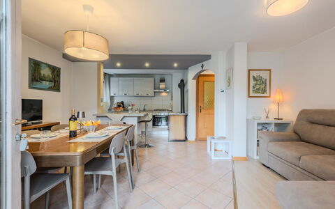 Casa Roby: Interior Design, Furniture, Flooring, Ceiling, Floor, Kitchen, Room, Countertop, Table, Kitchen & Dining Room Table