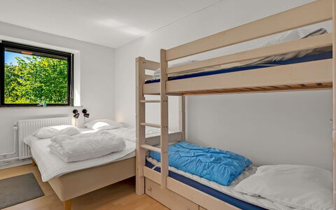 Isalie - 300M from the Sea: Bunk Bed, Bed, Bedroom, Wood, Bedding, Bed Sheet, Dormitory, Bed Frame, Interior Design, Furniture