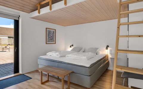 Isalie - 300M from the Sea: Wood, Flooring, Floor, Interior Design, Furniture, Bedroom, Ceiling, Bed, Room, Bed Frame