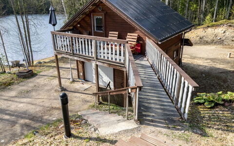 Villa Kaidanjylhä: Sky, Furniture, Wood, Outdoor Furniture, Table, Chair, Cloud, Outdoor Table, Hardwood, Plank