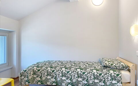 Zani: Bed, Bedroom, Interior Design, Bedding, Floor, Wall, Flooring, Bed Sheet, Wood, Ceiling