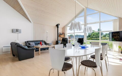 Eve - 700M from the Sea: Wood, Ceiling, Interior Design, Furniture, Home, Living Room, Chair, Light Fixture, Kitchen & Dining Room Table, Couch