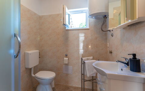 Romana: Bathroom, Plumbing Fixture, Bathroom Sink, Interior Design, Flooring, Wall, Sink, Floor, Tap, Plumbing