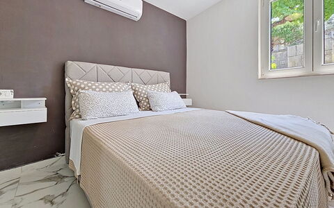 Aurora: Bed, Furniture, Interior Design, Bedroom, Flooring, Floor, Bedding, Wall, Bed Sheet, Wood