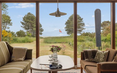 Stasia - 50M from the Sea: Furniture, Interior Design, Chair, Floor, Flooring, Ceiling, Wood Stain, Living Room, Coffee Table, Hardwood