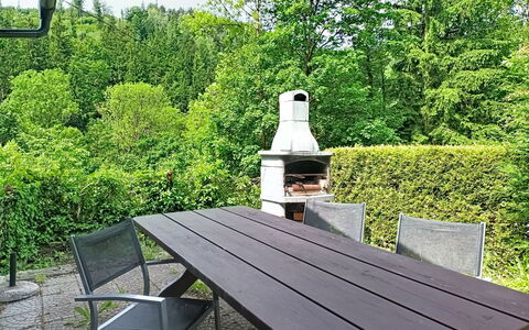 Jizera Cottage: Furniture, Wood, Outdoor Furniture, Table, Outdoor Table, Garden, Hardwood, Chair, Backyard, Lawn