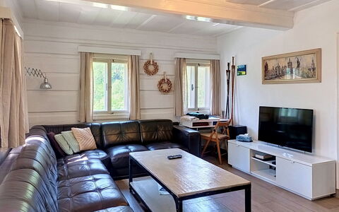 Jizera Cottage: Furniture, Interior Design, Couch, Wood, Flooring, Ceiling, Floor, Living Room, Room, Home