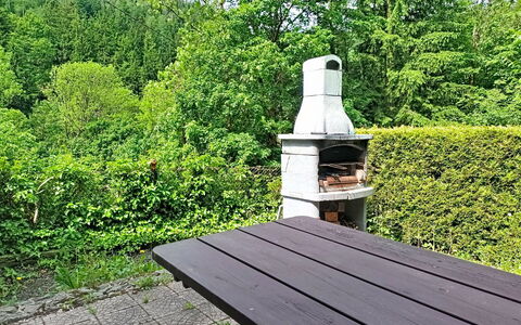 Jizera Cottage: Furniture, Outdoor Furniture, Garden, Outdoor Table, Outdoor Bench, Backyard, Lawn, Landscaping, Park, Yard