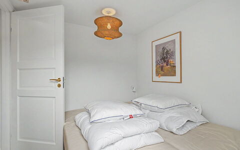 Swarthofthi - 90M from the Sea: Bed, Furniture, Bedroom, Interior Design, Wall, Bedding, Bed Sheet, Floor, Wood, Ceiling