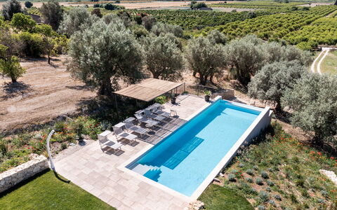 Villa Maddalena: Swimming Pool, Blue, Resort, Composite Material, Thermae, Leisure, Estate, Eco Hotel, Sunlounger, Outdoor Furniture